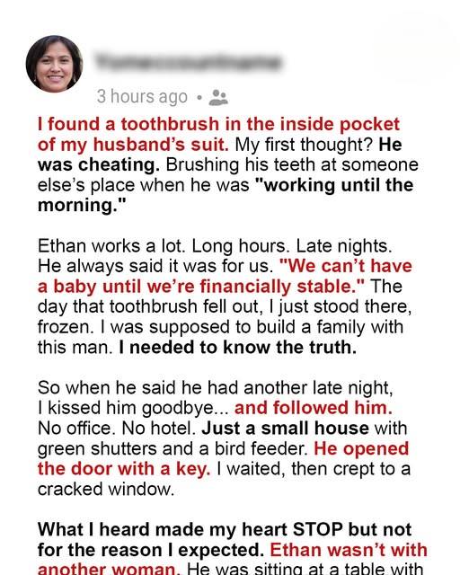 Found a Toothbrush in My Husband’s Pocket—The Secret Behind It Left Me Stunned