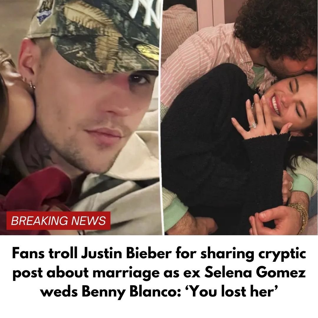 Fans troll Justin Bieber for sharing cryptic post about marriage as ex Selena Gomez weds Benny Blanco: ‘You lost her’
