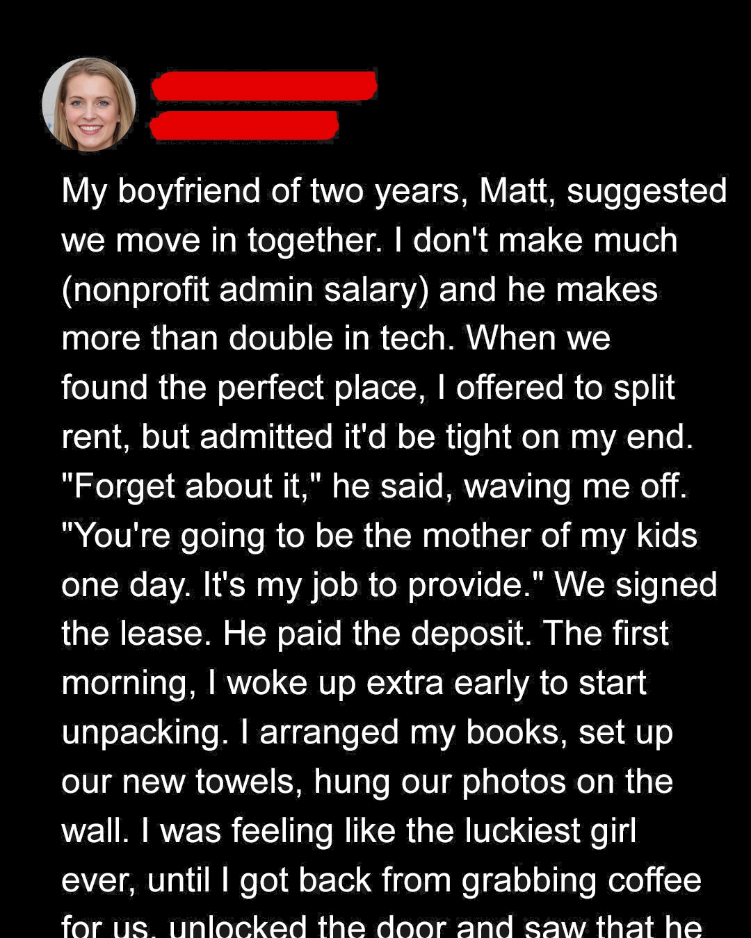 My Boyfriend Insisted on Covering Our Rent — I Wish I Didn’t Let Him