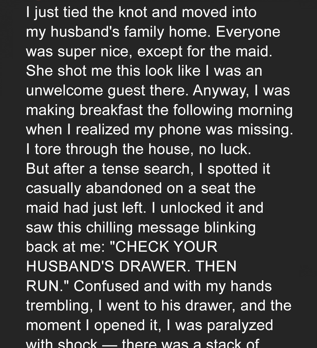 My Blood Froze When I Opened My Husband’s Drawer the Day after Moving in with Him