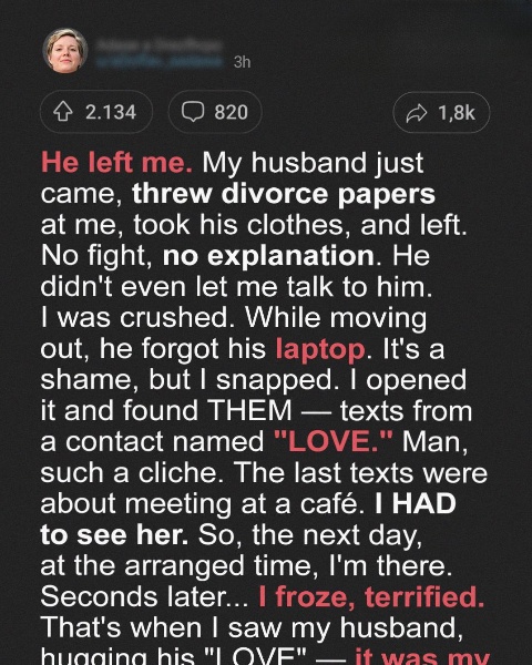 I Found Out Why My Husband Left Me and It Wasn’t for Another Woman