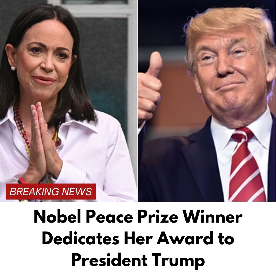 Nobel Peace Prize Winner Dedicates Her Award to President Trump