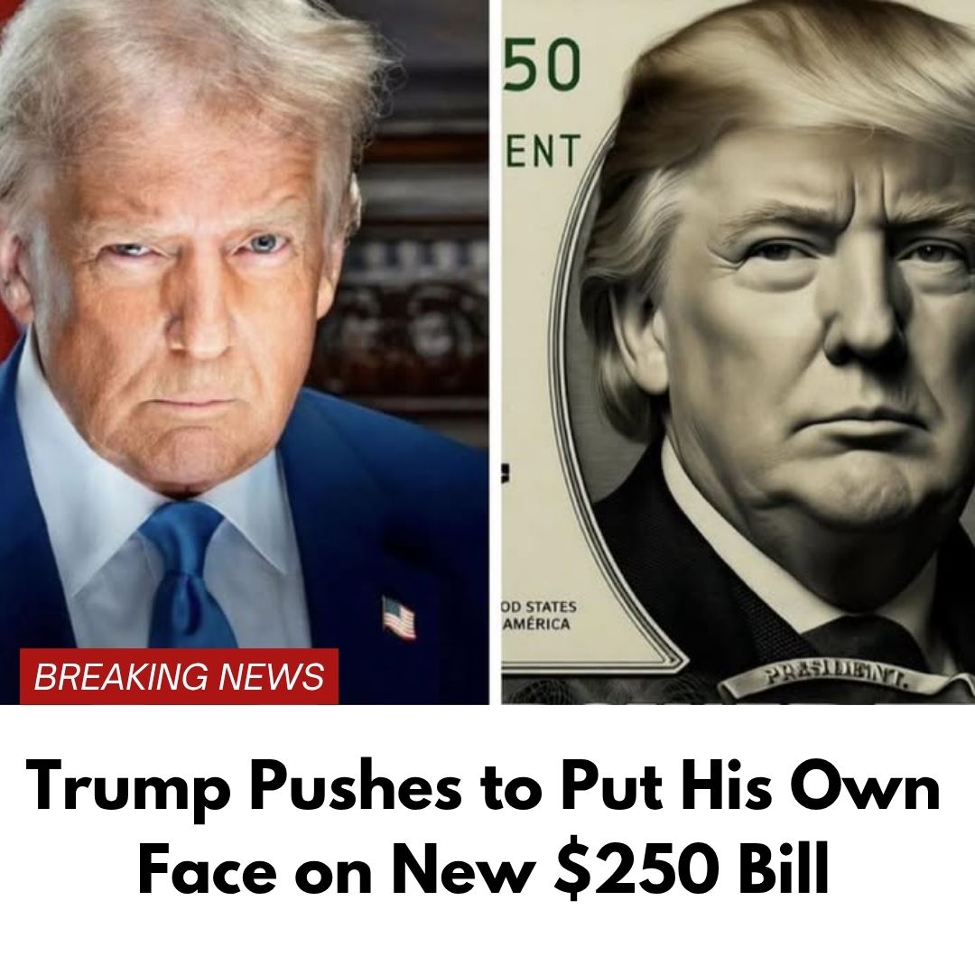 Trump Pushes to Put His Own Face on New $250 Bill