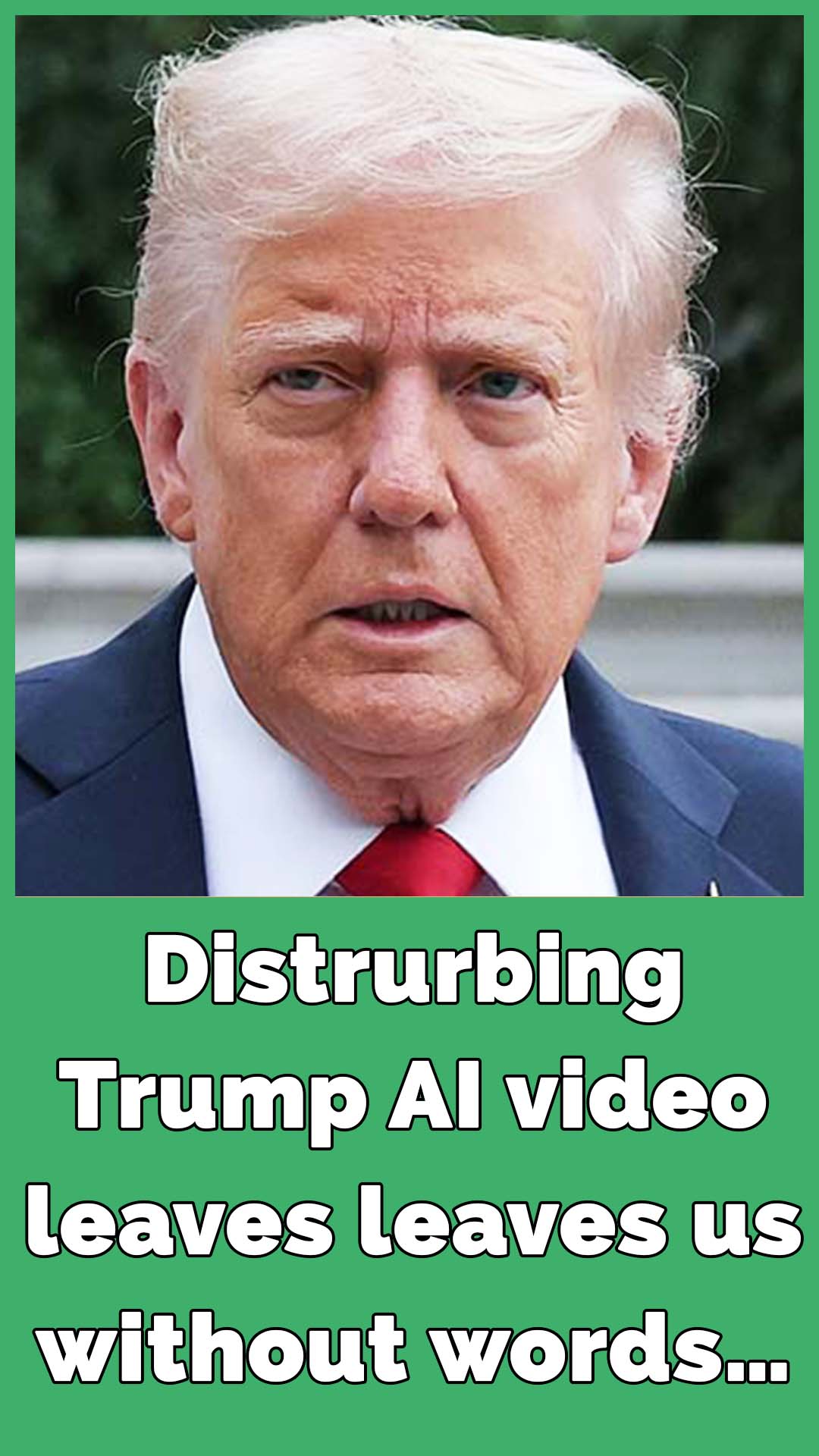 Trump posts disturbing AI video of himself dropping poop on No King protestors