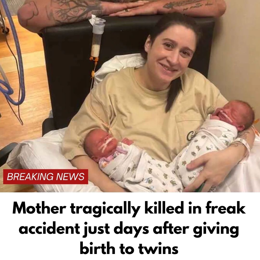Mother tragically killed in freak accident just days after giving birth to twins