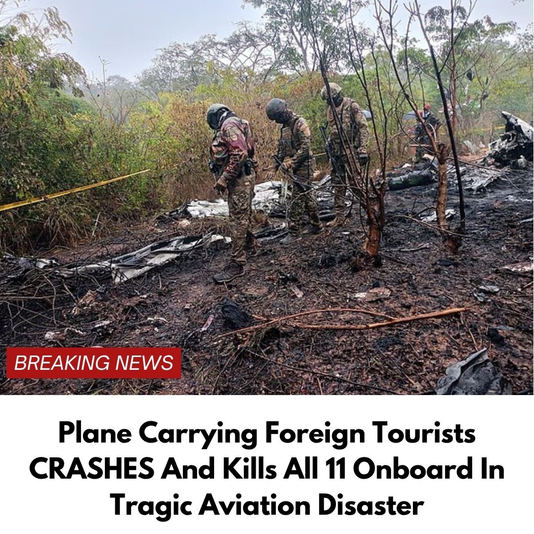 Plane Carrying Foreign Tourists CRASHES And Kills All 11 Onboard In Tragic Aviation Disaster