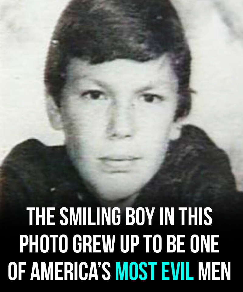 The smiling boy in this photo grew up to be one of America’s most evil men