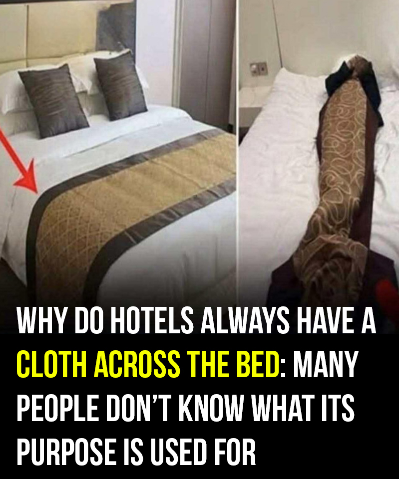 The reasons why hotel beds always have blankets on them