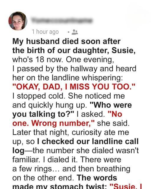 I Overheard My Daughter Talking to Her Dad… Who Passed Away Years Ago