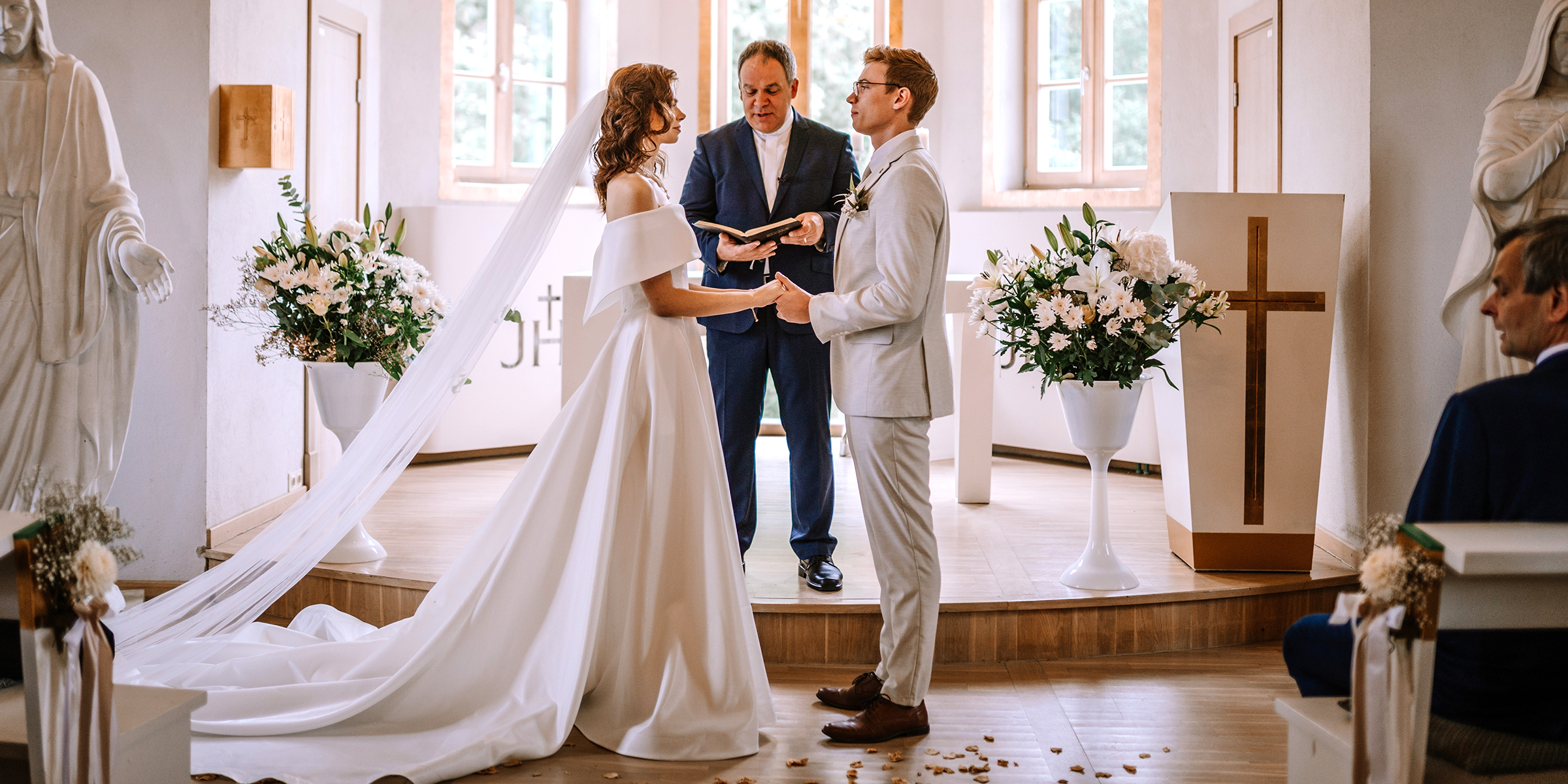 Right Before the Wedding, the Priest Said, ‘I Won’t Start Until Two People Leave This Room’ – My Eyes Went Wide When He Pointed at Them