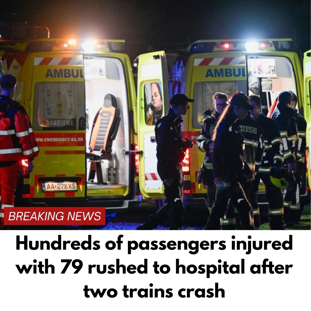 Hundreds of passengers injured with 79 rushed to hospital after two trains crash