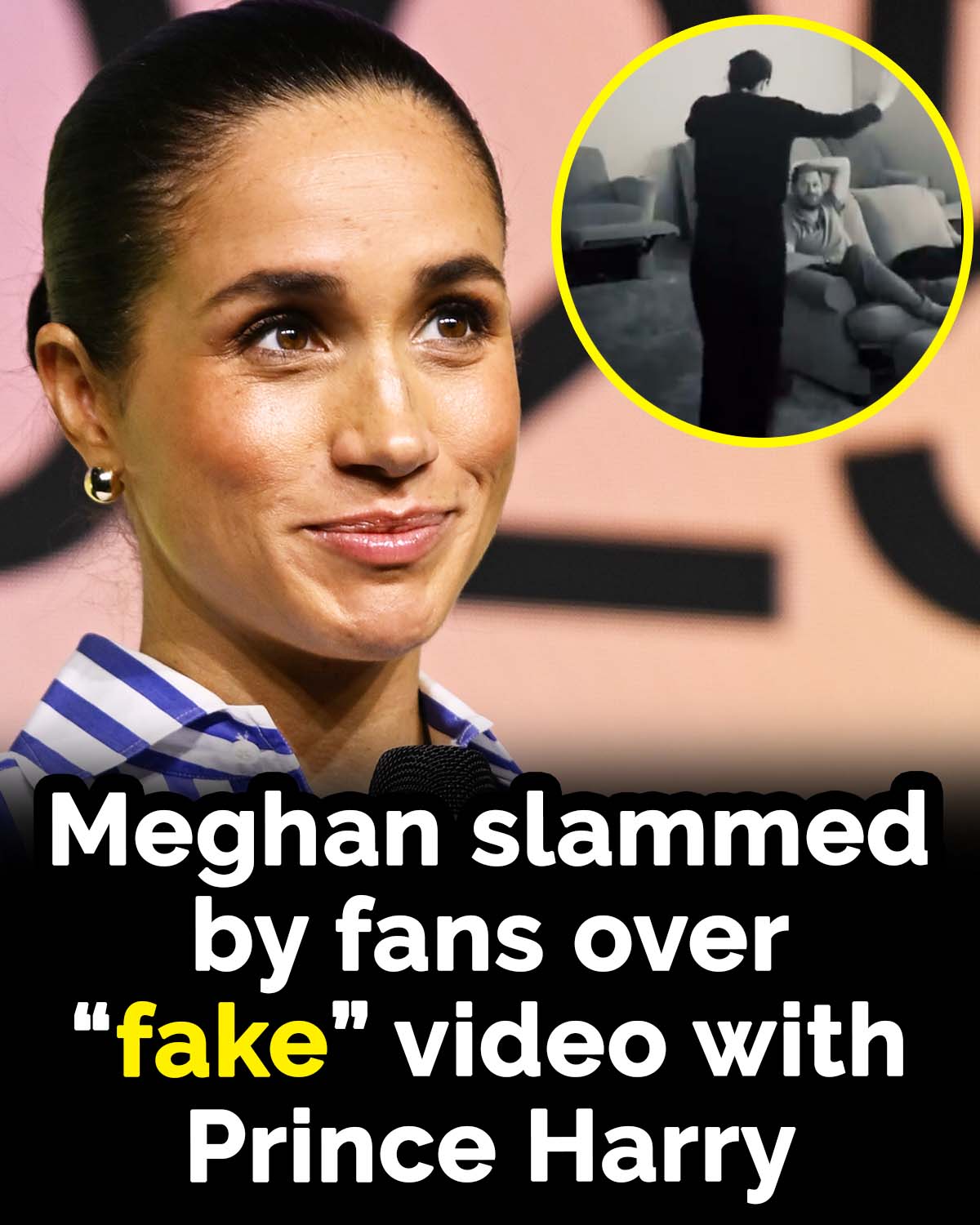 Fans blast Meghan Markle over “fake” video with Prince Harry