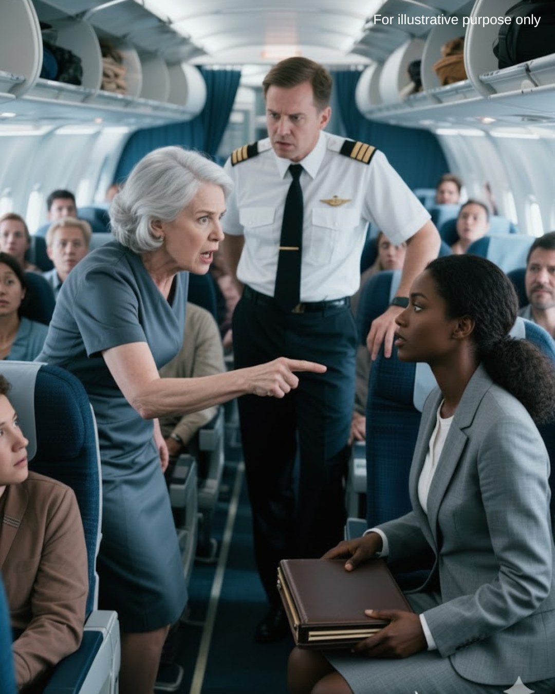 Mother Insists Black Passenger Surrender Seat — What the Pilot Does Next Sh0cks Everyone