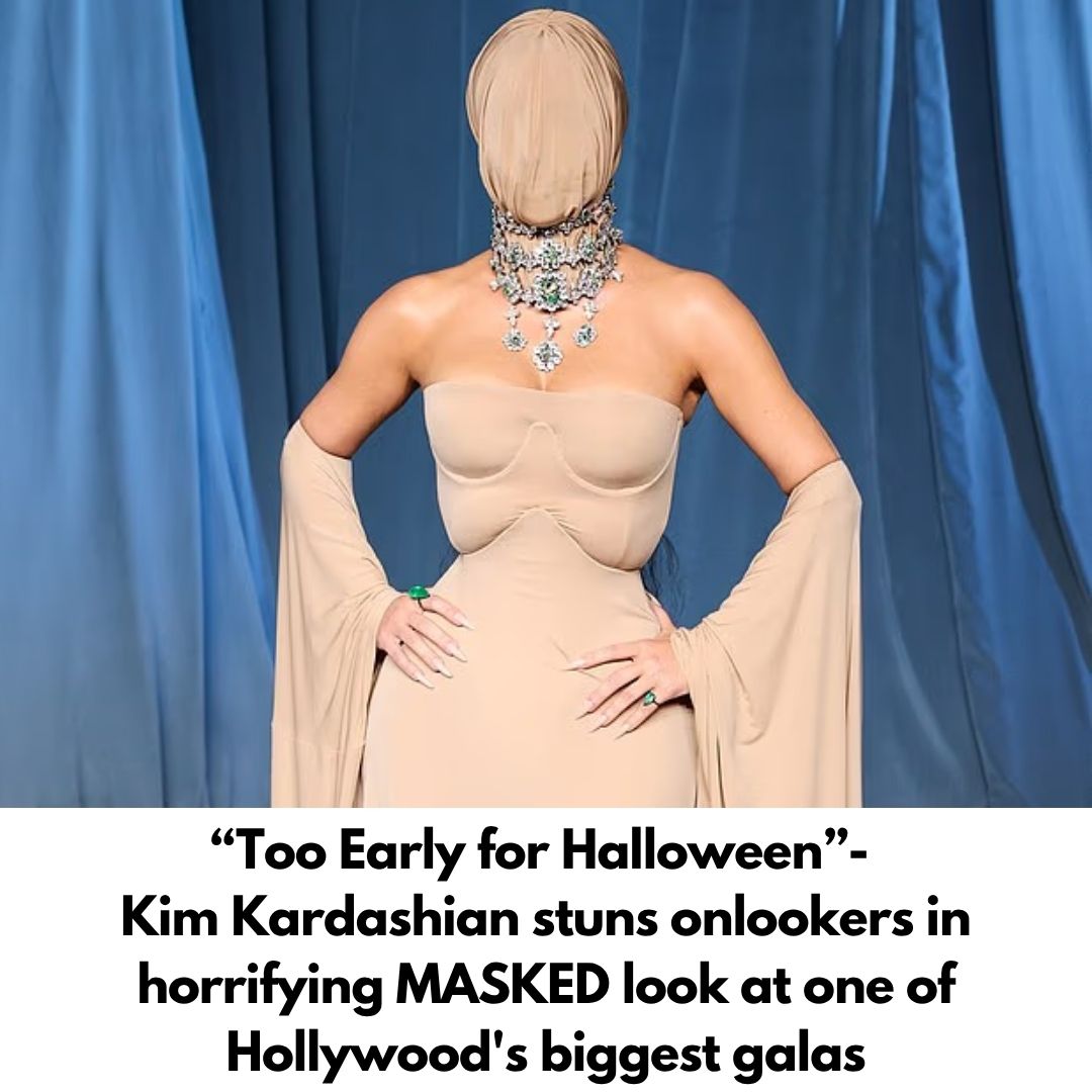 Kim Kardashian stuns onlookers in horrifying MASKED look at one of Hollywood’s biggest galas
