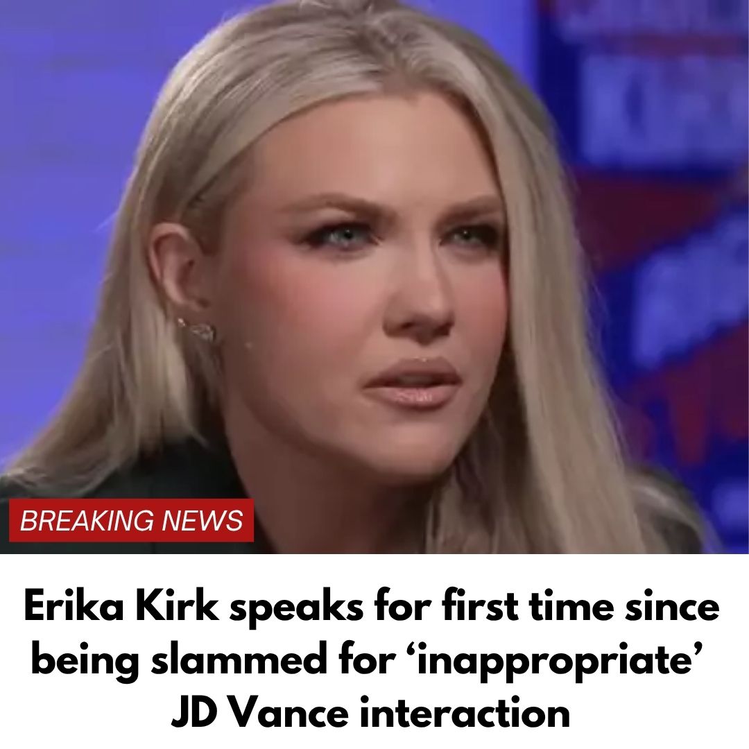 Erika Kirk speaks for first time since being slammed for ‘inappropriate’ JD Vance interaction