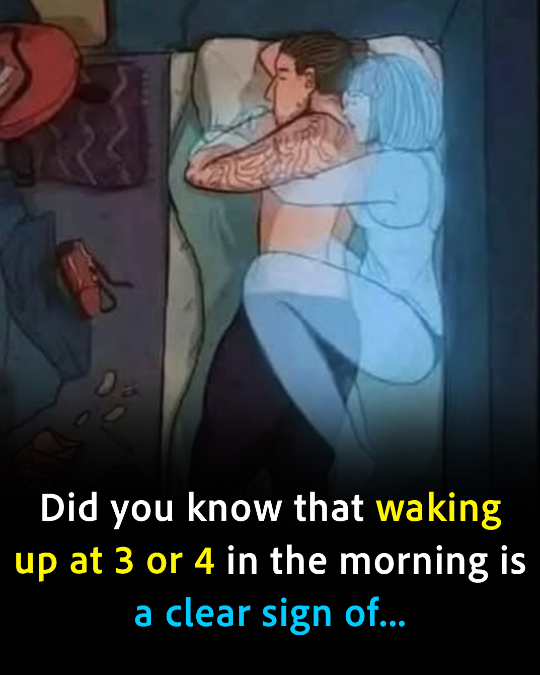 This might be why you wake up between the hours of 3 and 5am