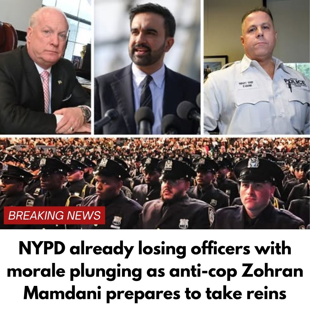 NYPD already losing officers with morale plunging as anti-cop Zohran Mamdani prepares to take reins