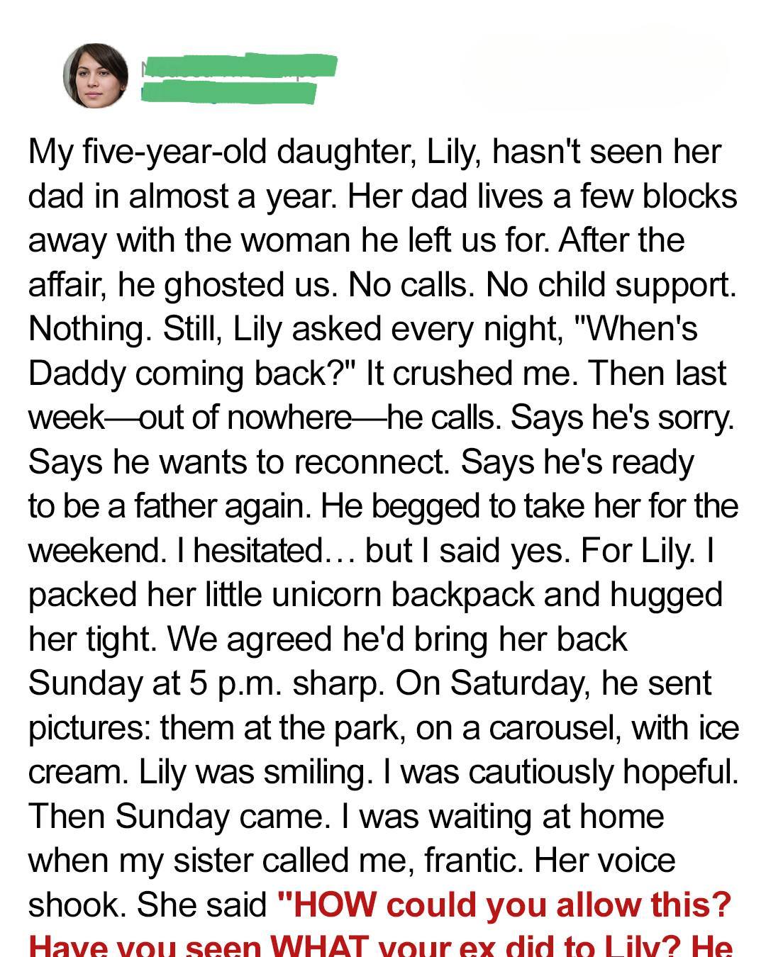 My Ex Wanted to Reconnect with Our Daughter – I Had to Understand His True Intentions