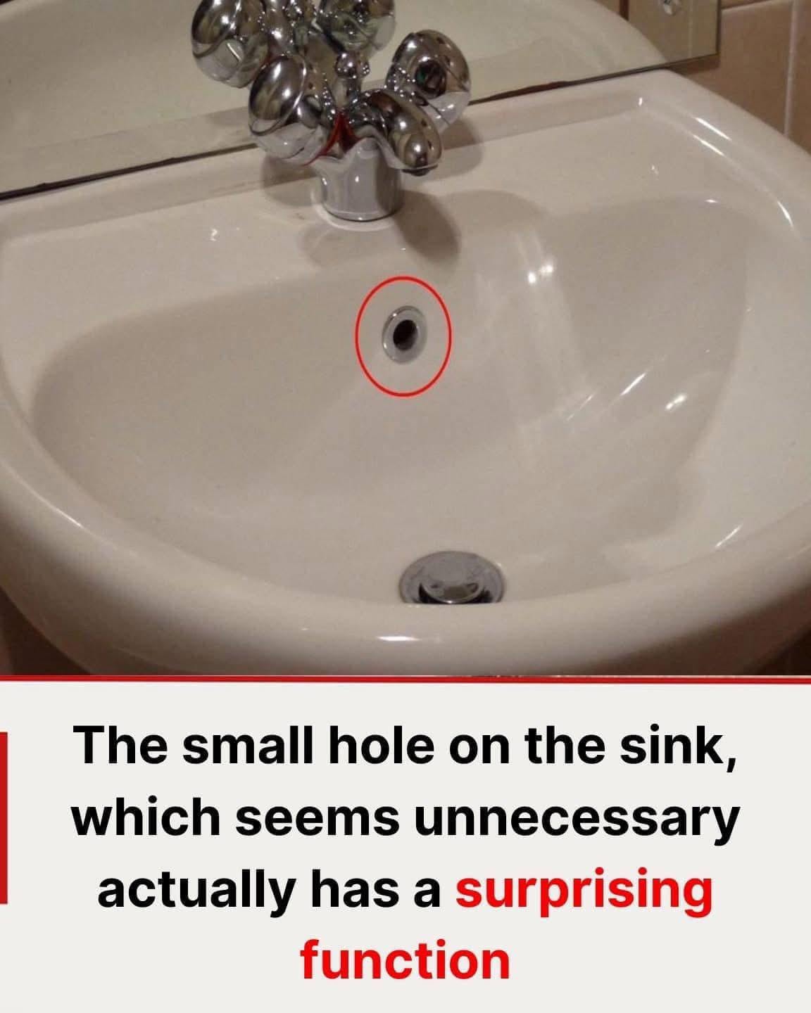 Extra hole in your sink explained