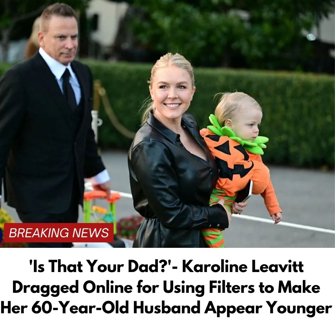 ‘Is That Your Dad?’- Karoline Leavitt Dragged Online for Using Filters to Make Her 60-Year-Old Husband Appear Younger