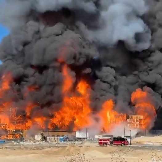 SOTD! BREAKING NEWS Just hours ago, a tremendous fire broke out!