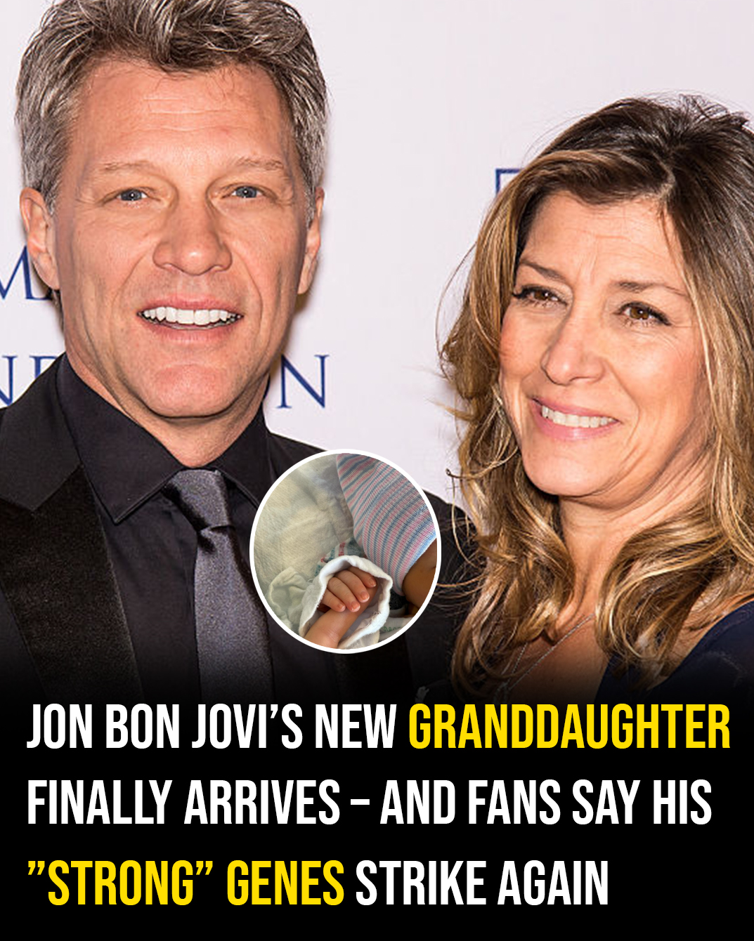 Jon Bon Jovi’s new grandchild arrives – and fans say his strong genes strike again