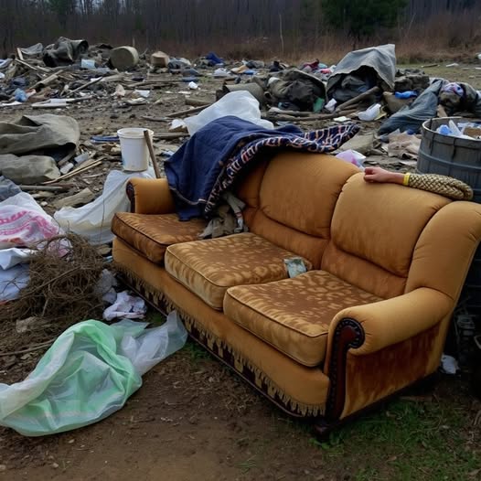 When I took our old couch to the dump, my husband freaked out and yelled, “You threw away the plan?!”