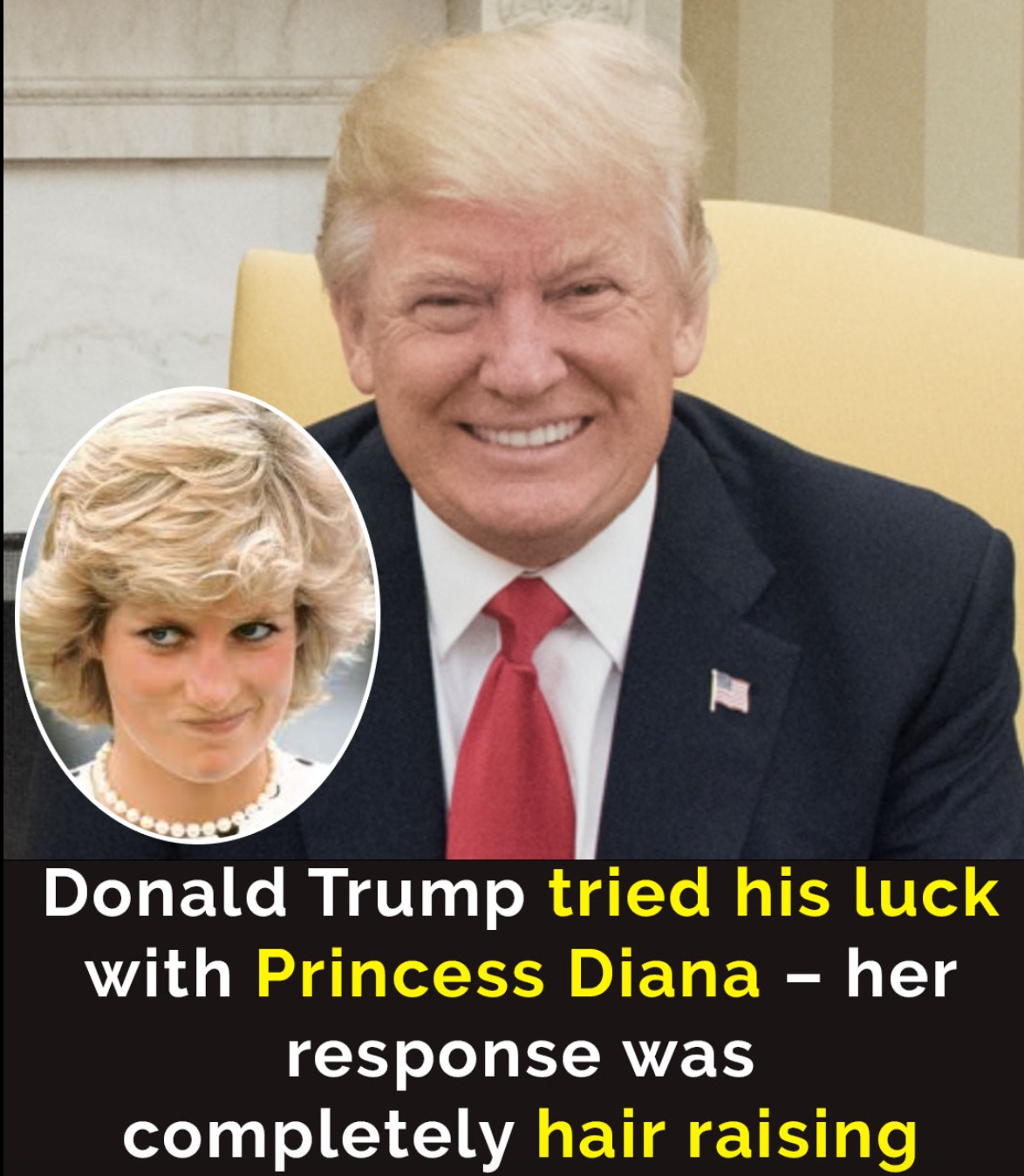 Donald Trump regrets never dating Princess Diana