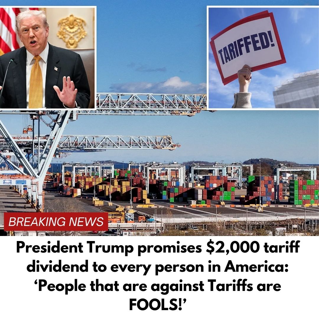 President Trump promises $2,000 tariff dividend to every person in America: ‘People that are against Tariffs are FOOLS!’