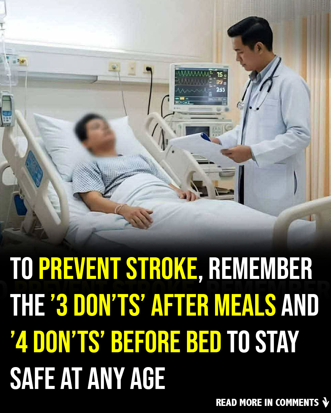 Stroke prevention tips: 3 things to avoid after meals and 4 before bedtime