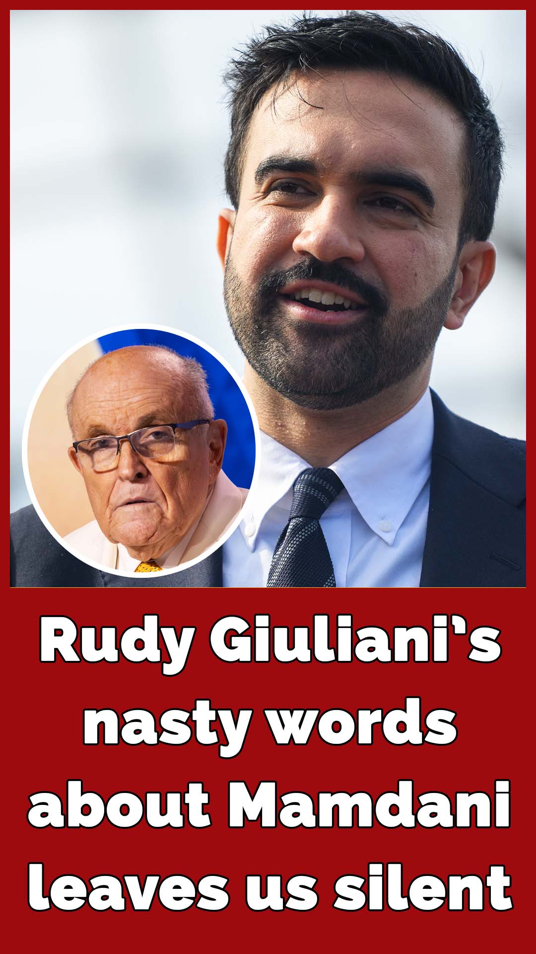 Rudy Giuliani offers brutal 6-word ‘advice’ to Zohran Mamdani after NYC mayoral win