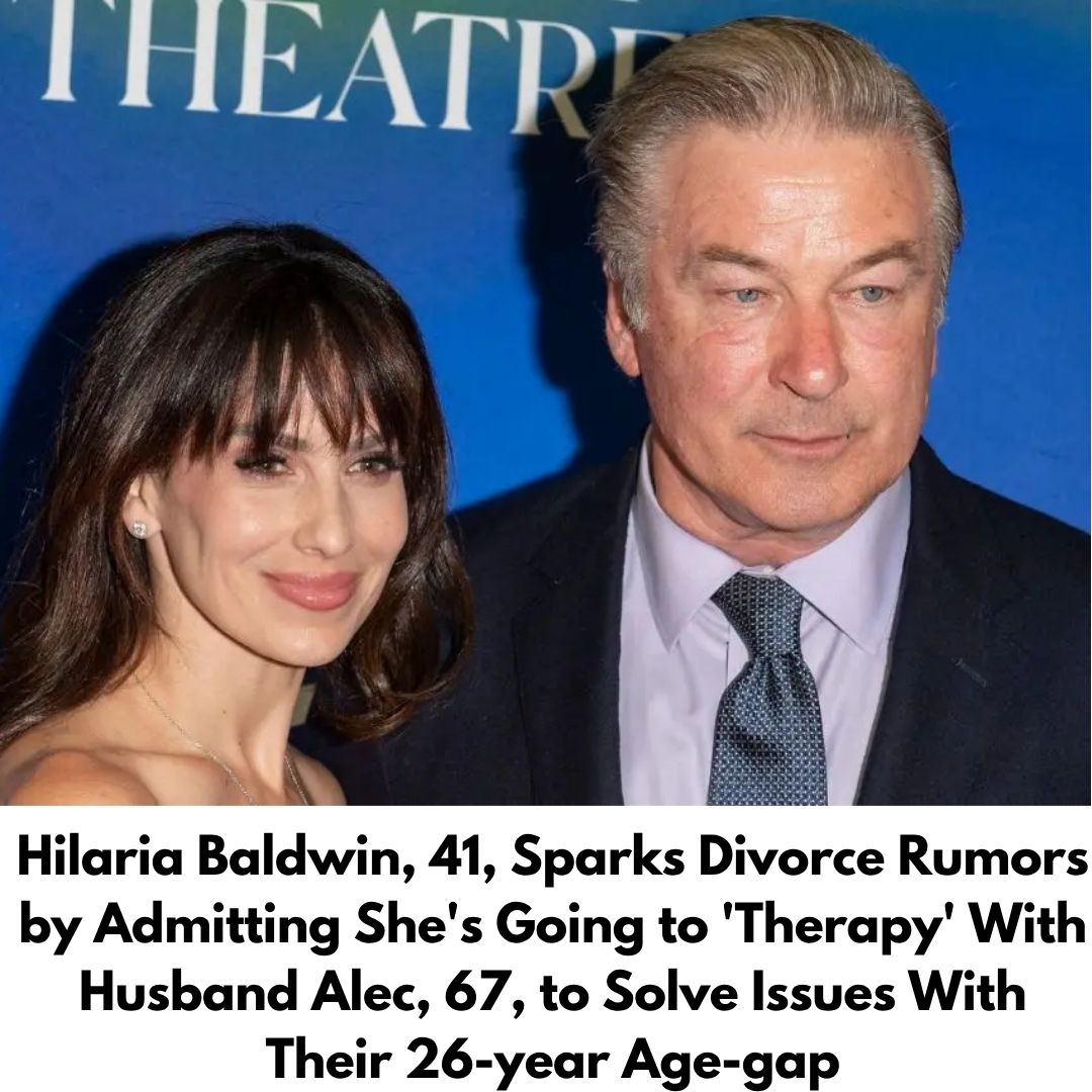 Hilaria Baldwin, 41, Sparks Divorce Rumors by Admitting She’s Going to ‘Therapy’ With Husband Alec, 67, to Solve Issues With Their 26-year Age-gap