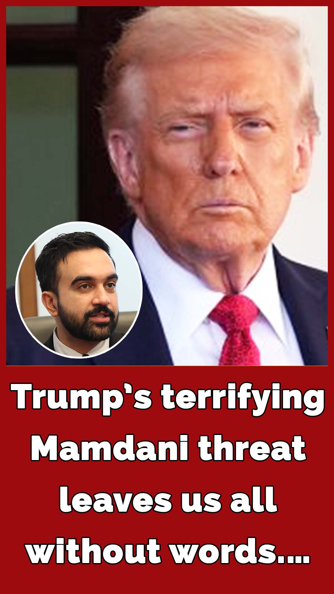 Zohran Mamdani faces deportation threat from Donald Trump