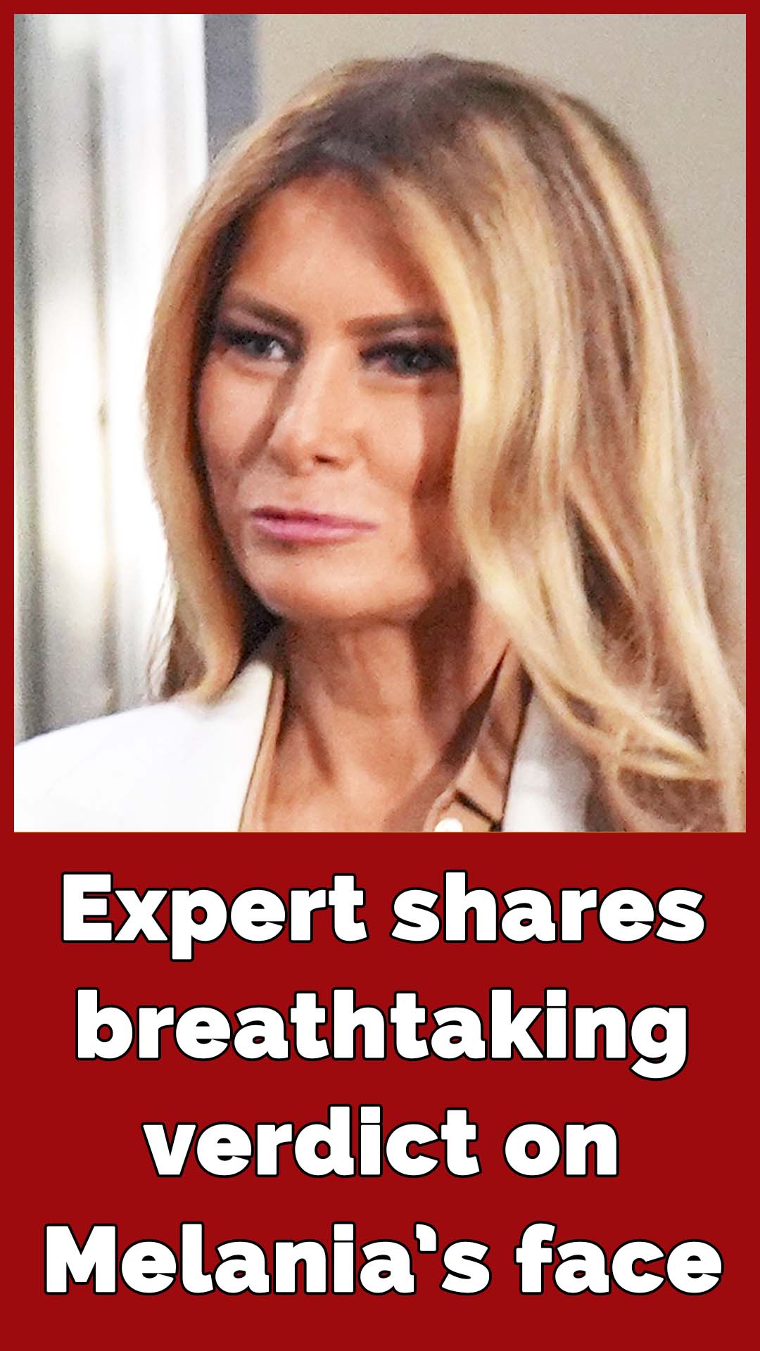 The truth behind Melania Trump’s smile, revealed by expert