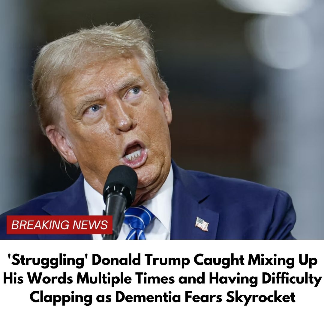 ‘Struggling’ Donald Trump Caught Mixing Up His Words Multiple Times and Having Difficulty Clapping as Dementia Fears Skyrocket