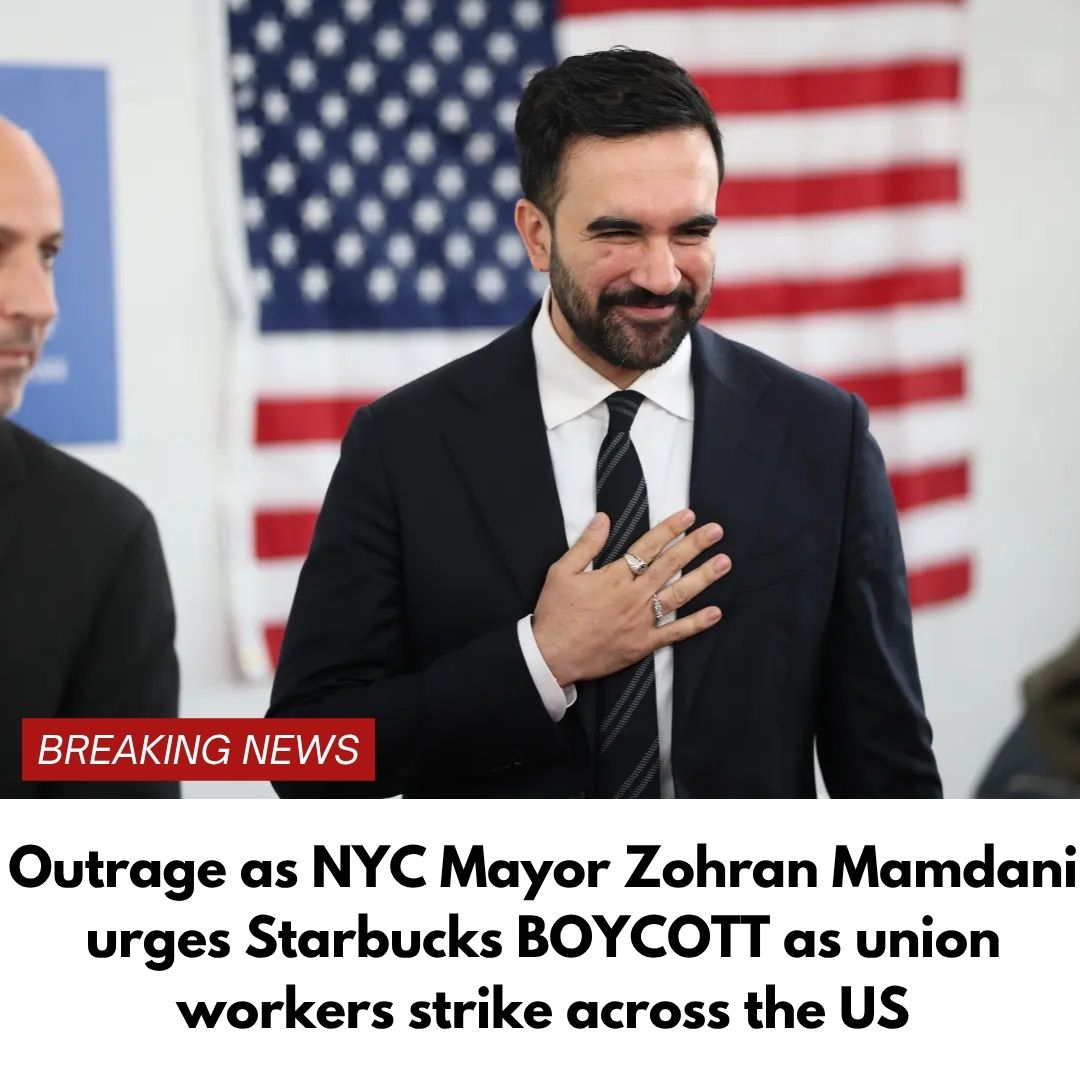 NYC Mayor-elect Zohran Mamdani urges Starbucks boycott as union workers strike across US