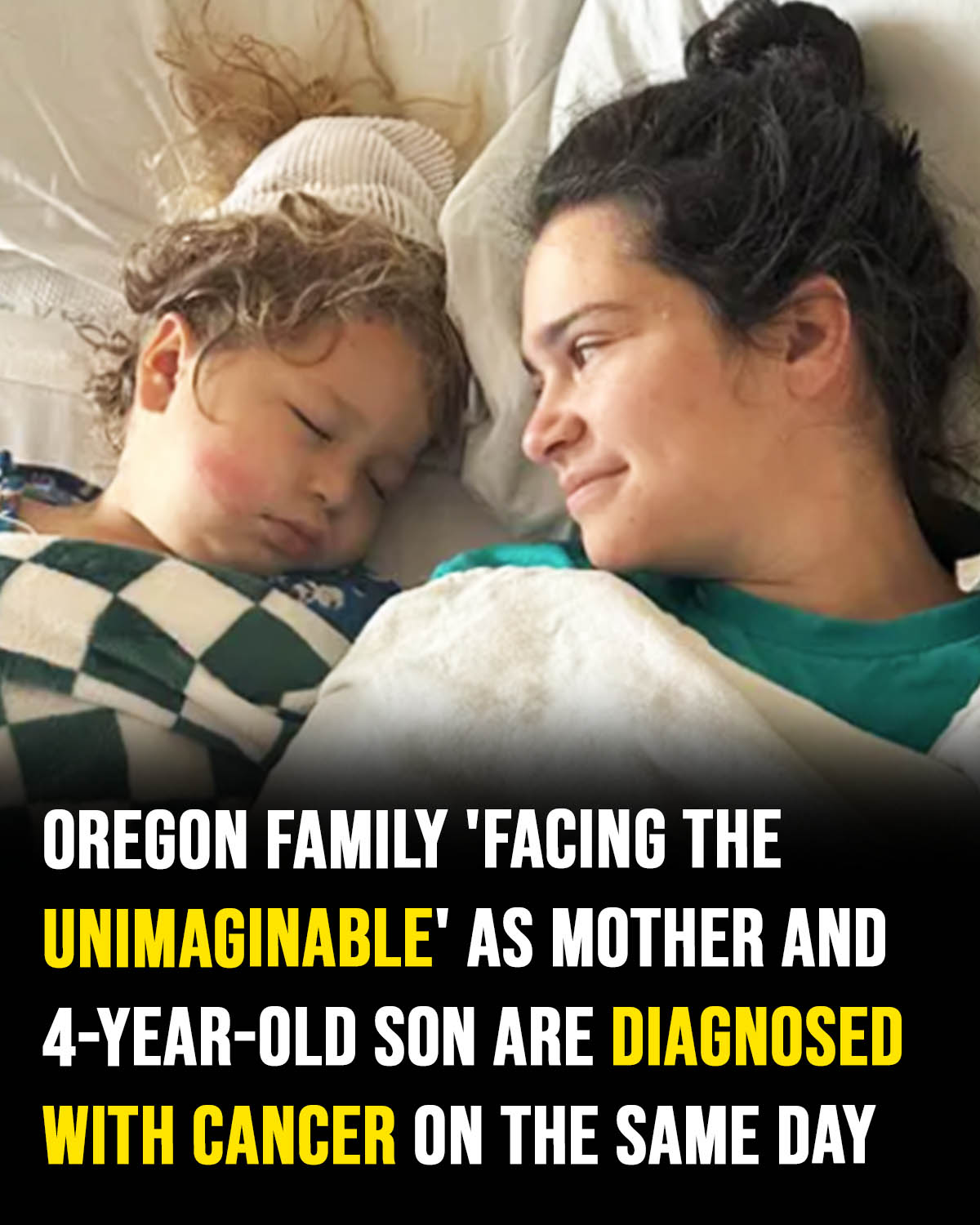 Oregon family ‘facing the unimaginable’ as mother and son, 4, are diagnosed with cancer the same day