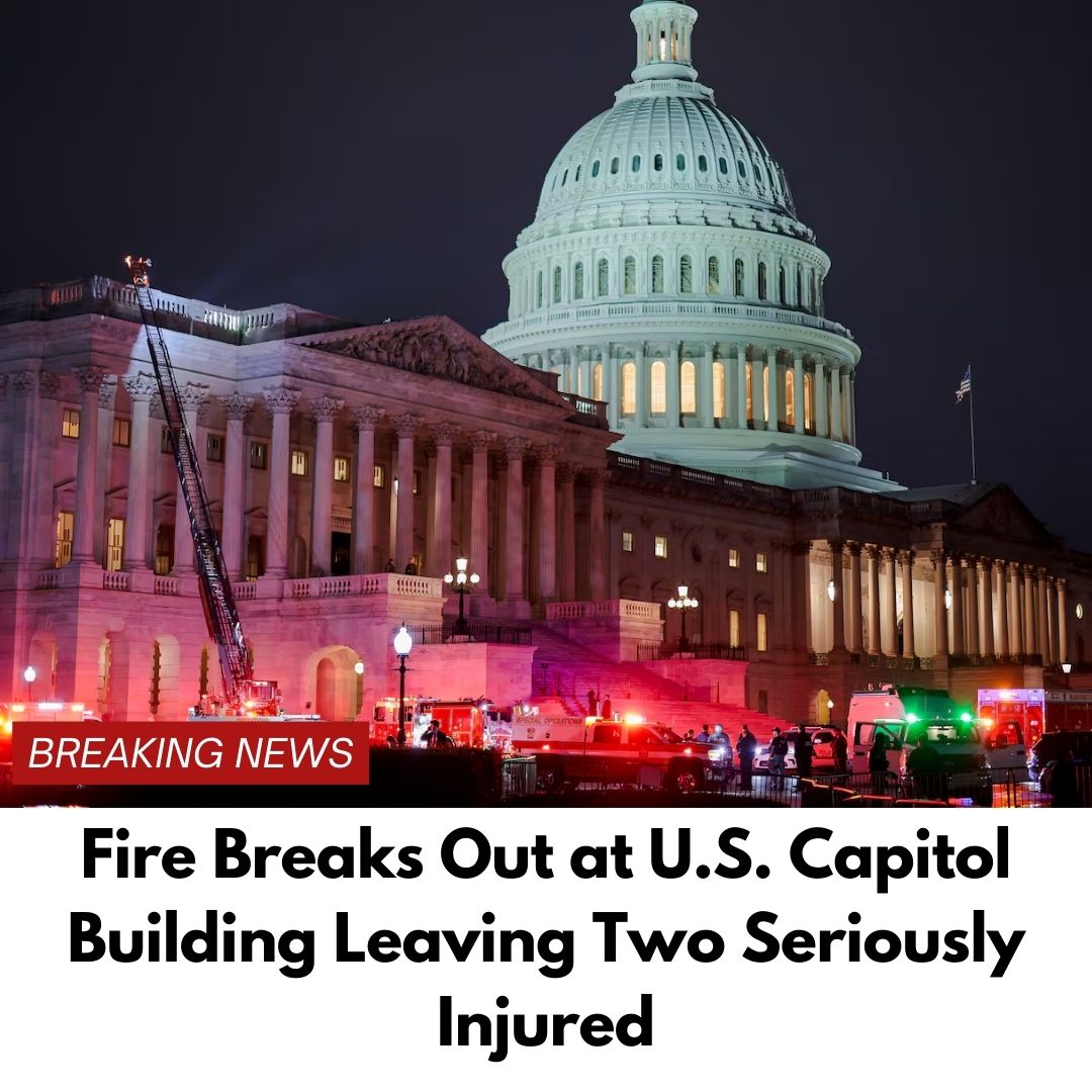 Fire Breaks Out at U.S. Capitol Building Leaving Two Seriously Injured