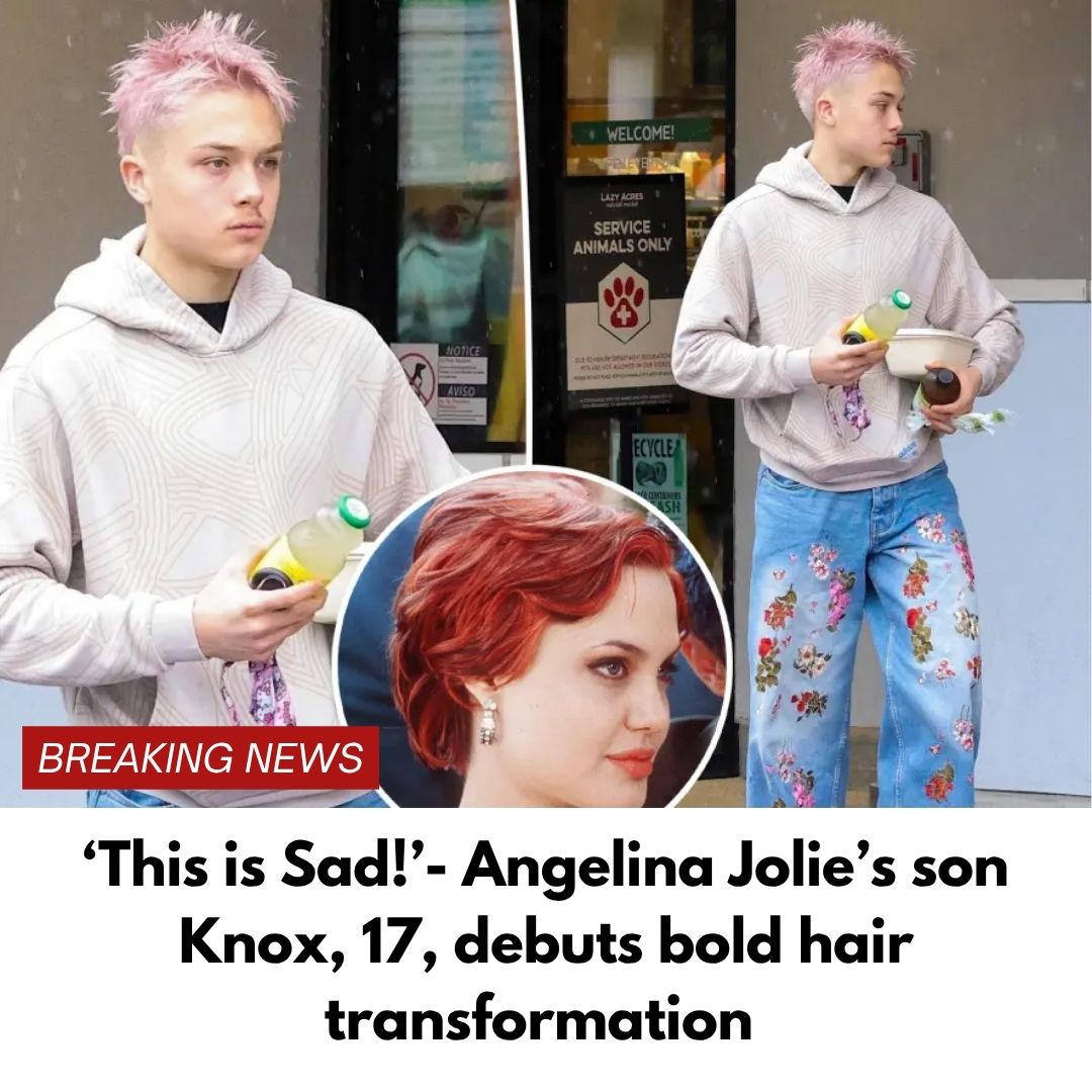 ‘This is Sad!’- Angelina Jolie’s son Knox, 17, debuts bold hair transformation