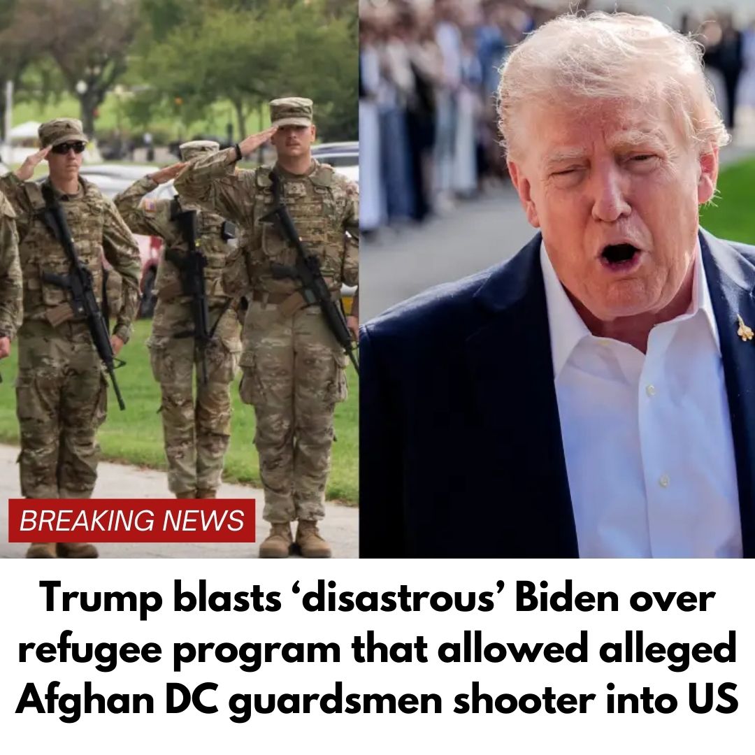 Trump blasts ‘disastrous’ Biden over refugee program that allowed alleged Afghan DC guardsmen shooter into US