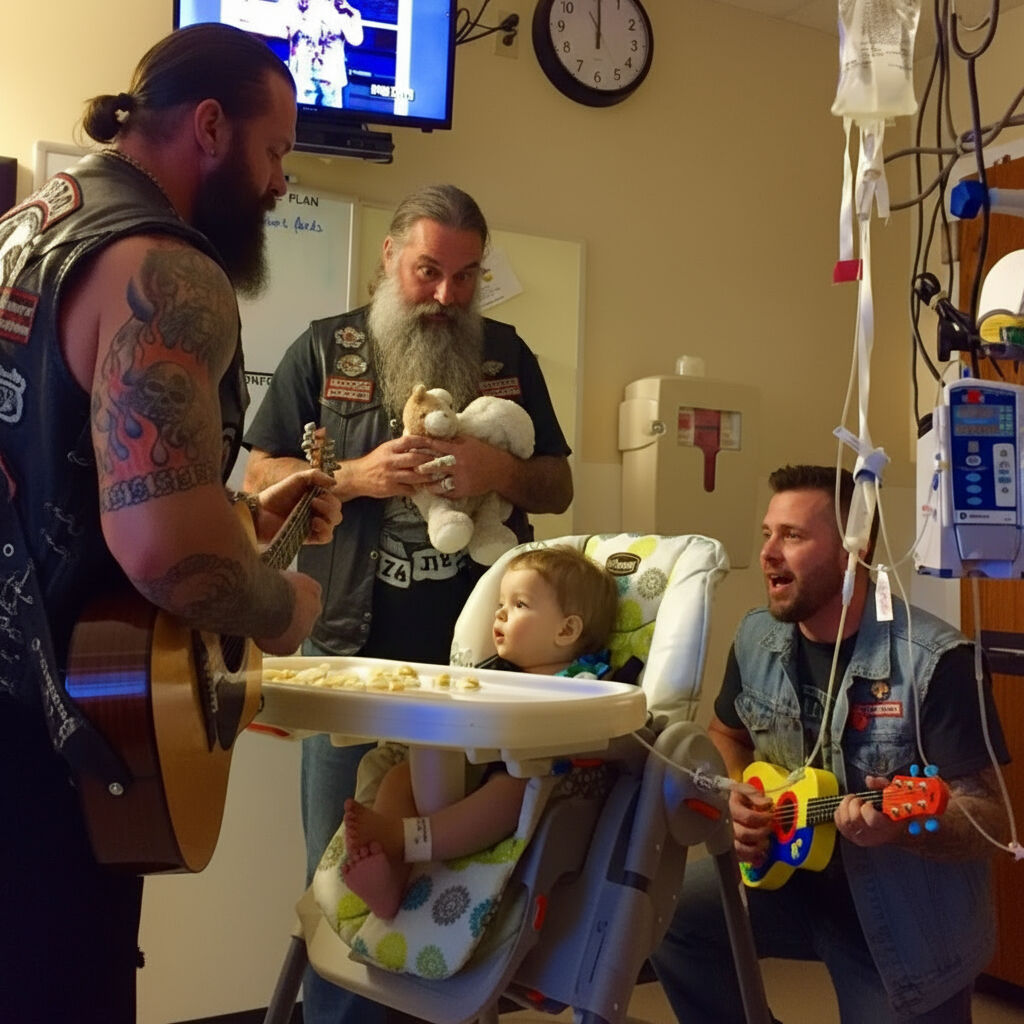 These Bikers Sang To My Dying Baby For 12 Hours Straight Until She Took Her Last Breath!