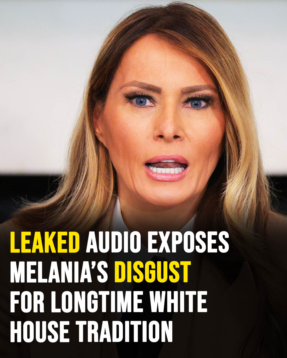 Leaked audio exposes Melania’s disgust for longtime White House tradition