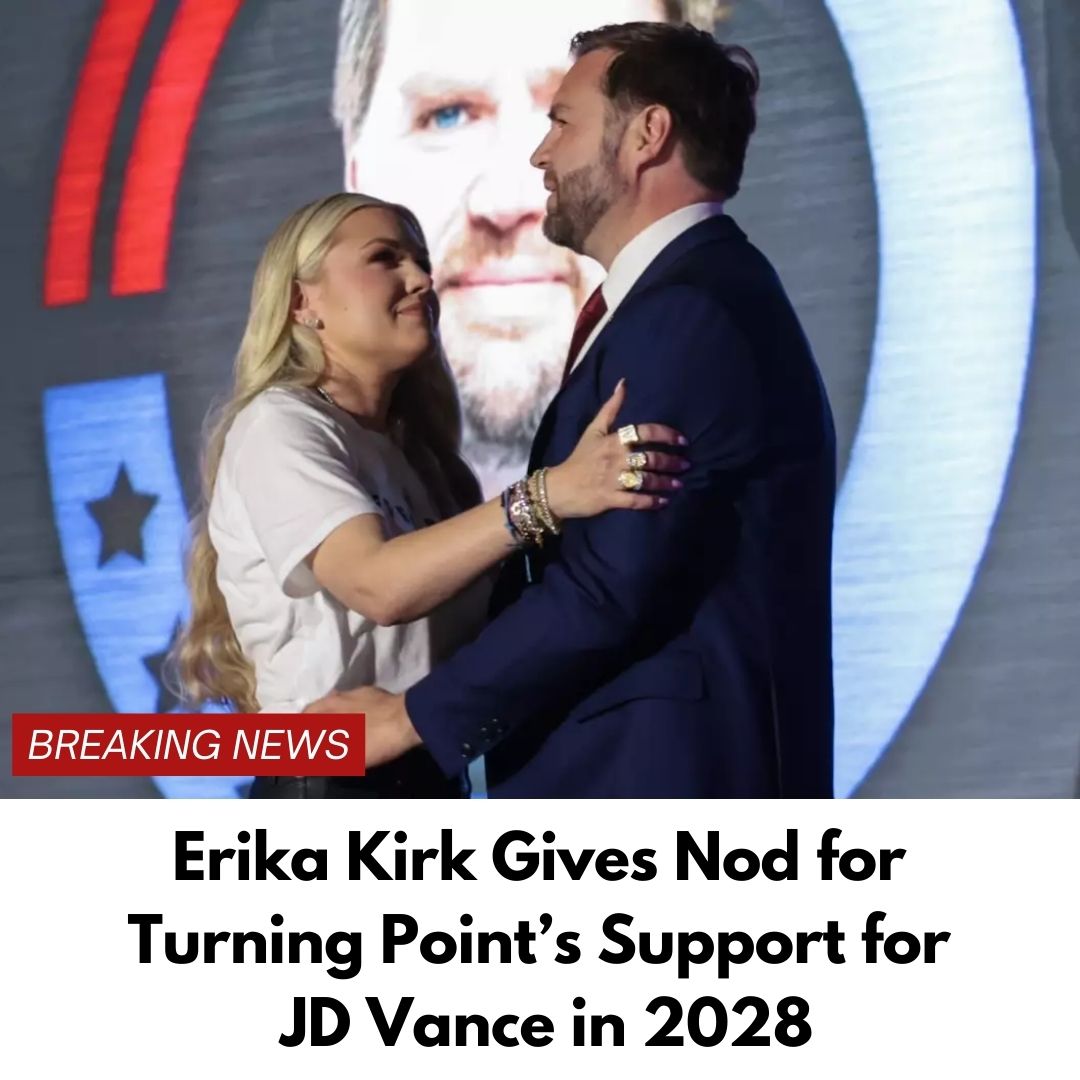 Erika Kirk Gives Nod for Turning Point’s Support for JD Vance in 2028