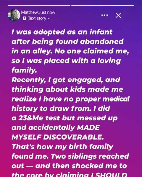 My Birth Family Contacted Me After 31 Years with an Outrageous Request — Am I Wrong for How I Reacted?