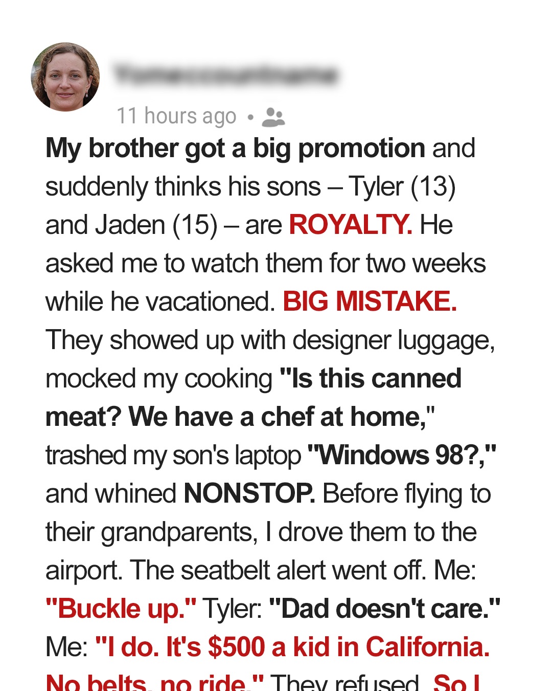 My Brother’s Spoiled Sons Mocked My Home and My Kid – Their Last Tantrum Earned Them a Reality Check