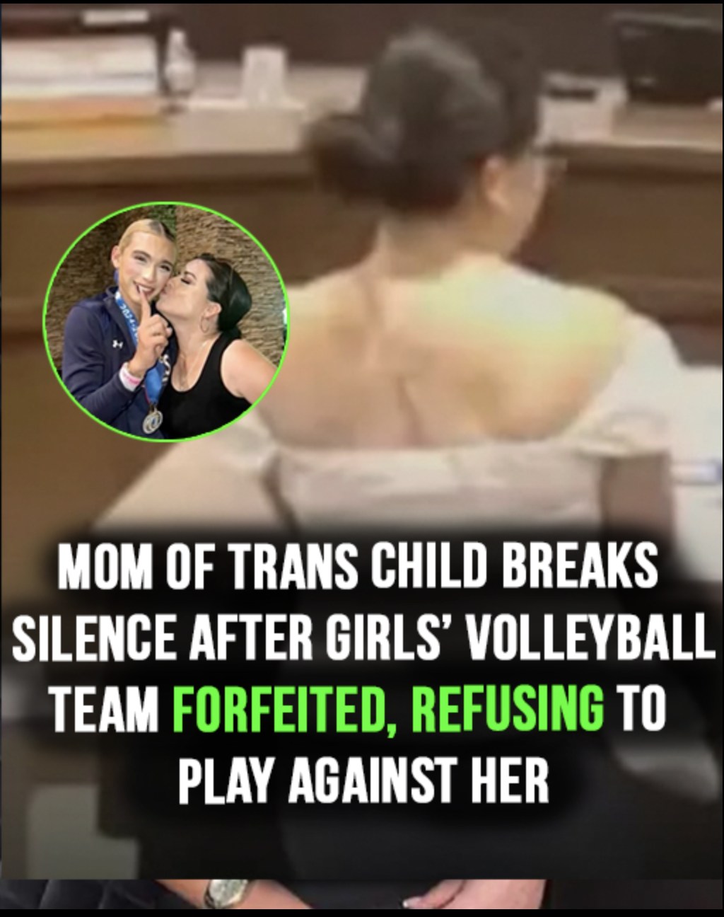 Mom of trans child breaks silence after girls’ volleyball team forfeited, refusing to play against her