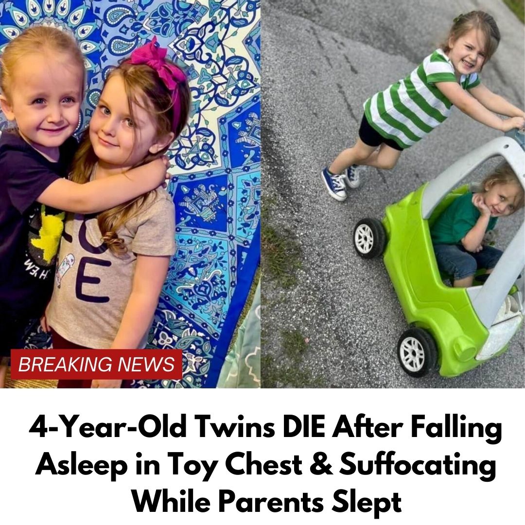 4-Year-Old Twins Die After Falling Asleep in Toy Chest & Suffocating While Parents Slept