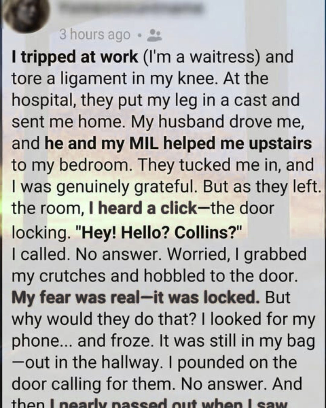 From Fear to Comfort: How My Family Transformed a Terrifying Moment into Healing