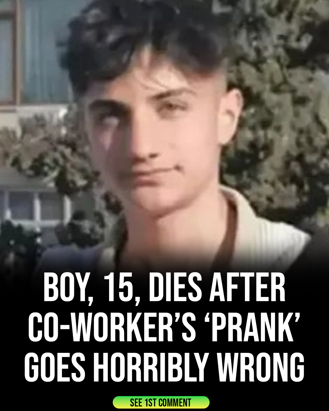 Teen dies after co-workers “joke” at workplace