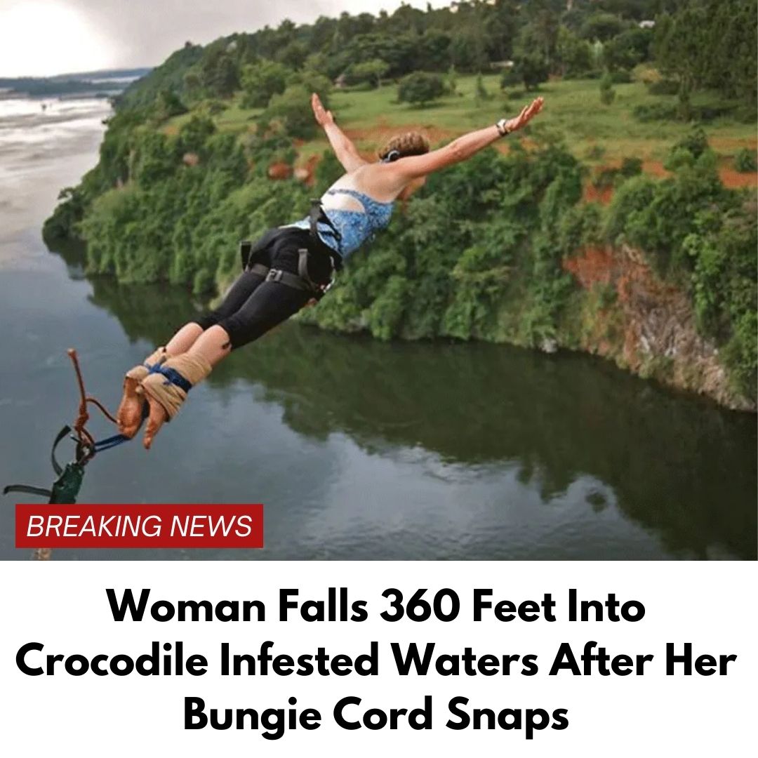Woman Falls 360 Feet Into Crocodile Infested Waters After Her Bungie Cord Snaps